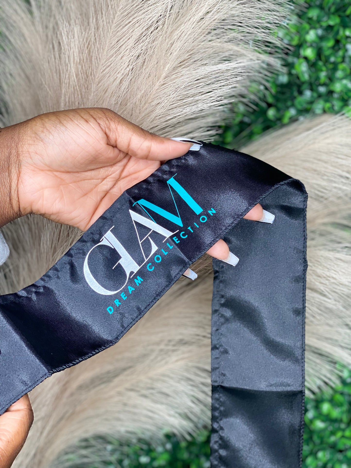 Satin headwrap